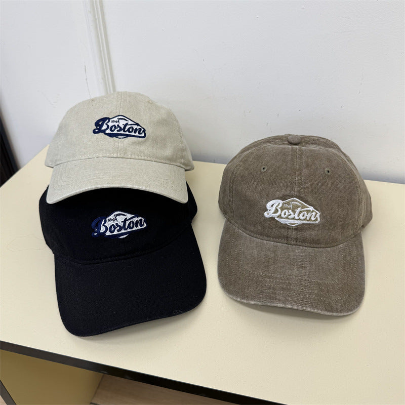 Unisex Vintage-Inspirert Brodert Baseball Cap Skanto