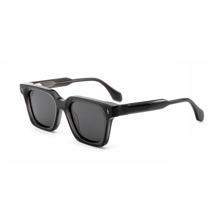 Dame klassisk kvadratisk solbrille med robust ramme og UV-beskyttelse Skanto