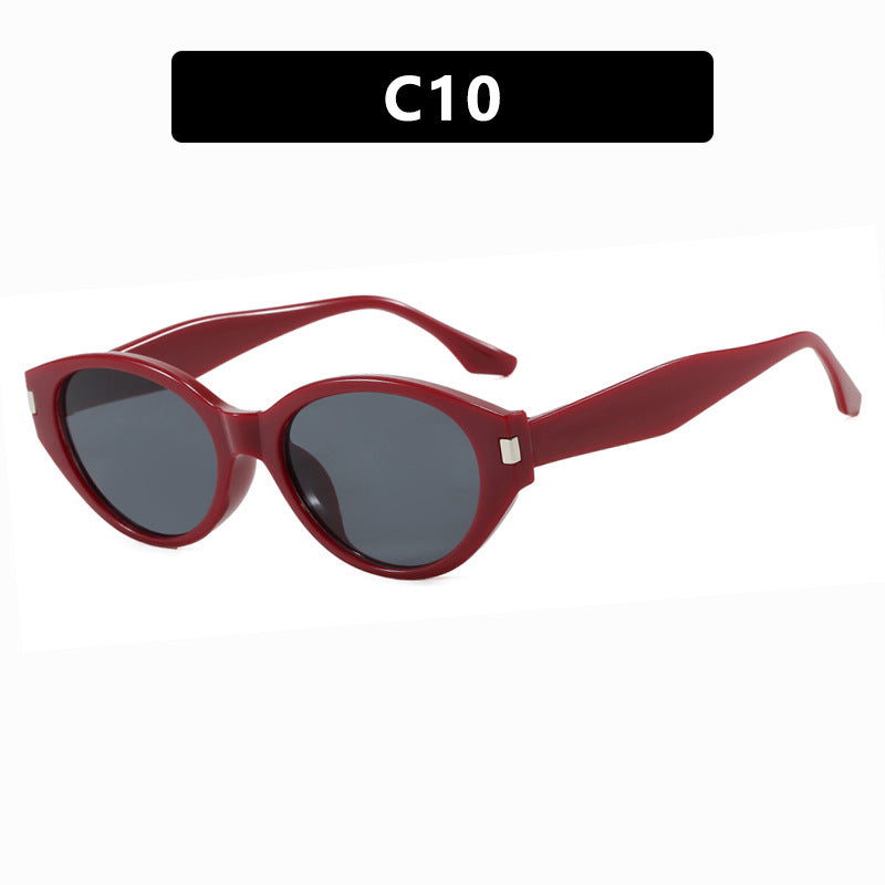 Dames moteriktig solbrille i elegant cat-eye stil Skanto