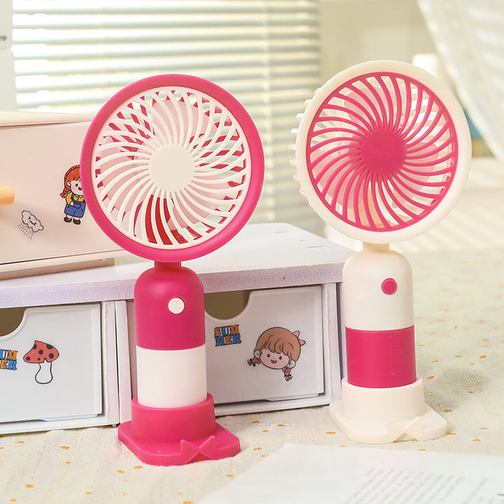 Kvinners bærbare mini håndvifte med USB-tilkobling og ergonomisk design Skanto