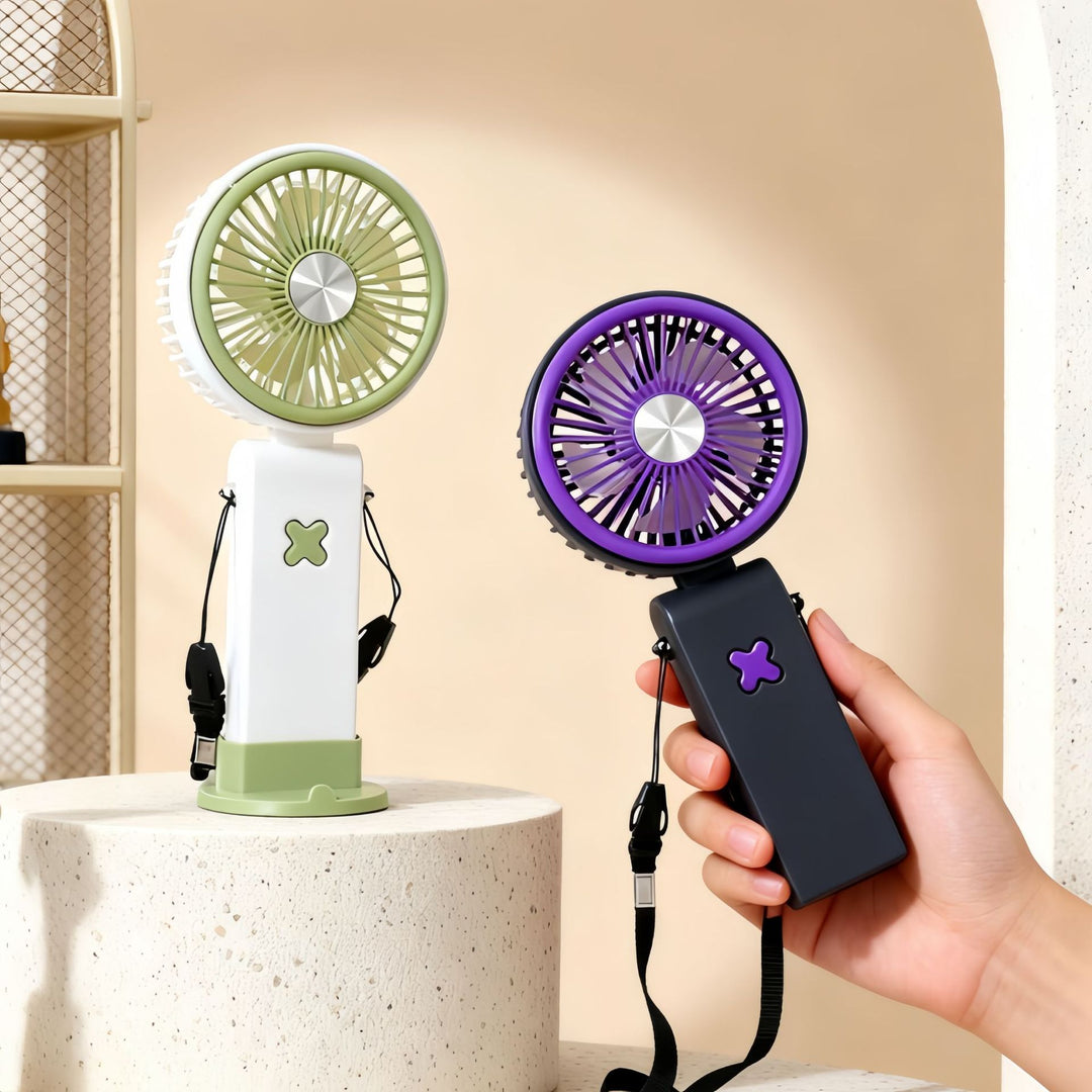Dame Portable Håndvifte med Fleksibel Design og USB-tilkobling Skanto
