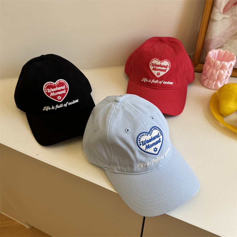 Kvinns Casual Brodert Avslappet Baseball Caps Skanto