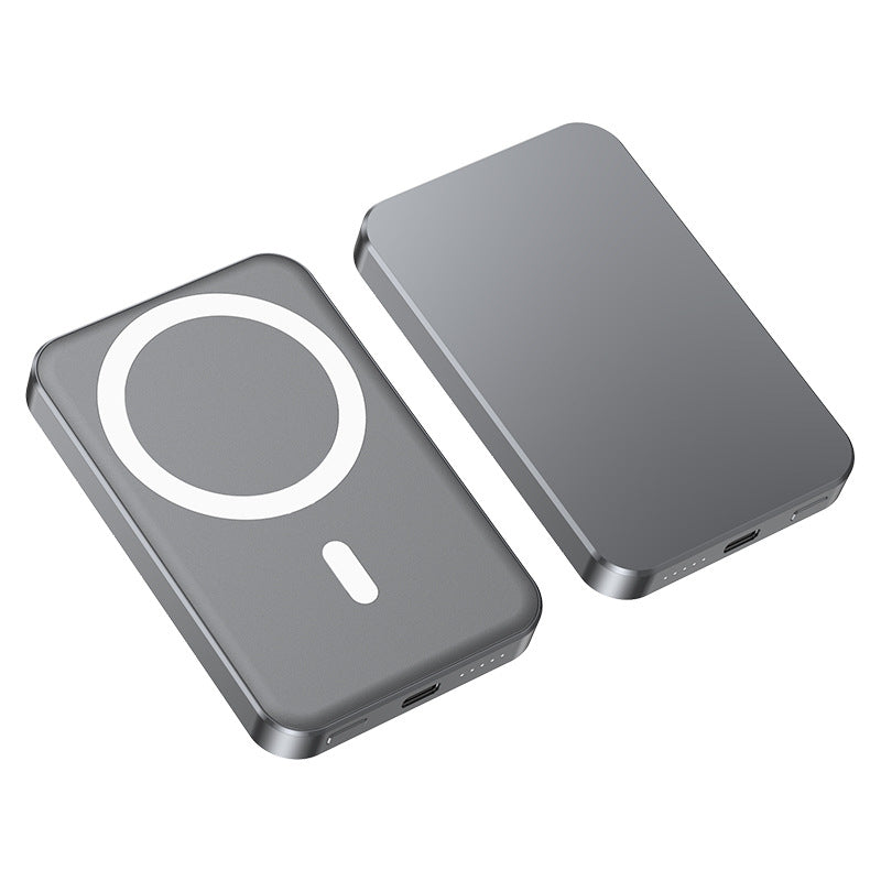 Magnetisk Qi Powerbank med hurtigladefunksjon Skanto