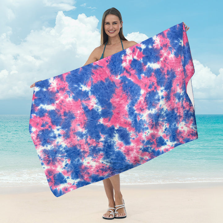 Strandhåndkle med unikt batikdesign Skanto