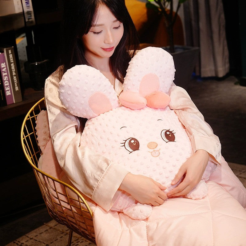 Cuddle Ready Cute Cartoon Pillow Skantoanket | Skanto