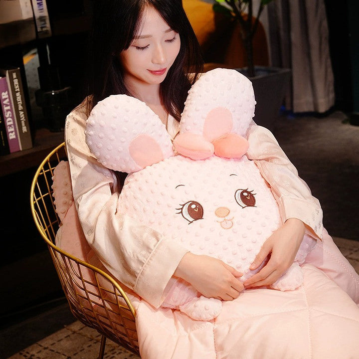 Cuddle Ready Cute Cartoon Pillow Skantoanket | Skanto