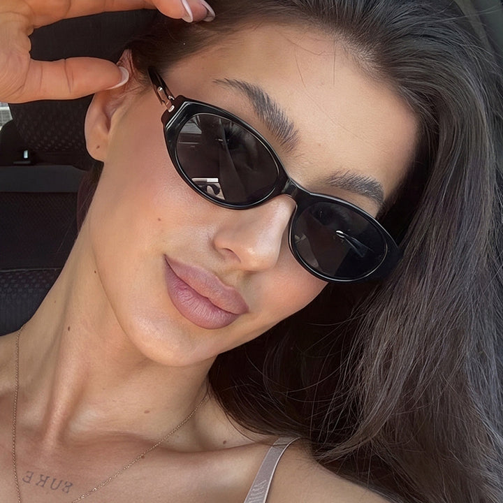Women's cat-eye sunglasses with robust frame and polarized lenses Skanto