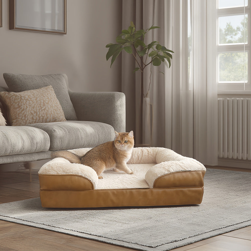 Ultra-komfort polstret hundeseng
