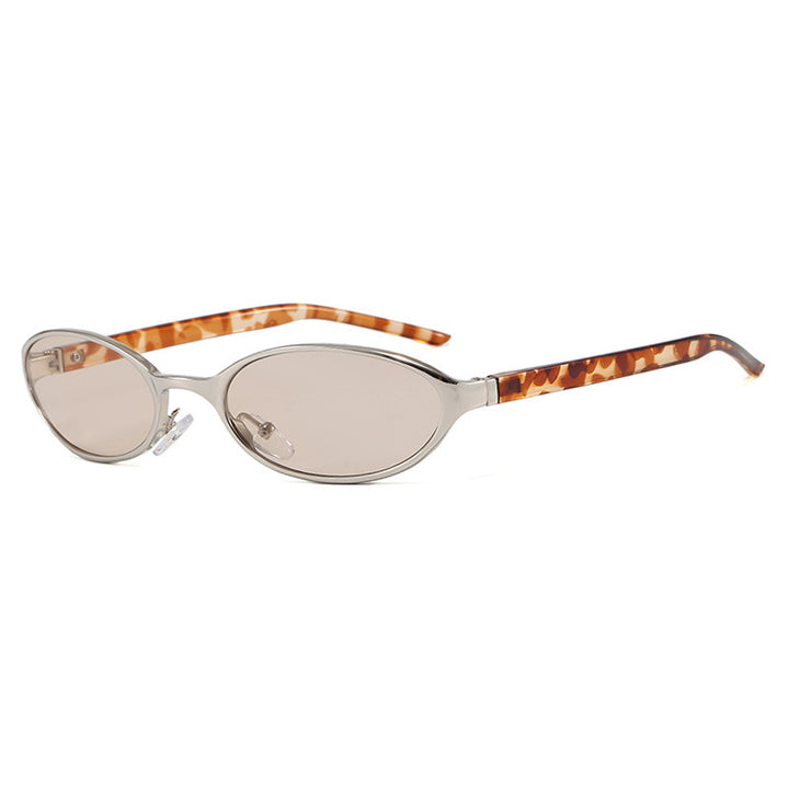 Women's elegant sunglasses with protective UV filter and narrow frame Skanto