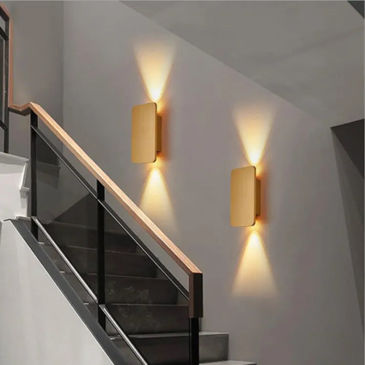 Skanto | Vegglampe Moderne Metall Rektangulær LED Innendørs
