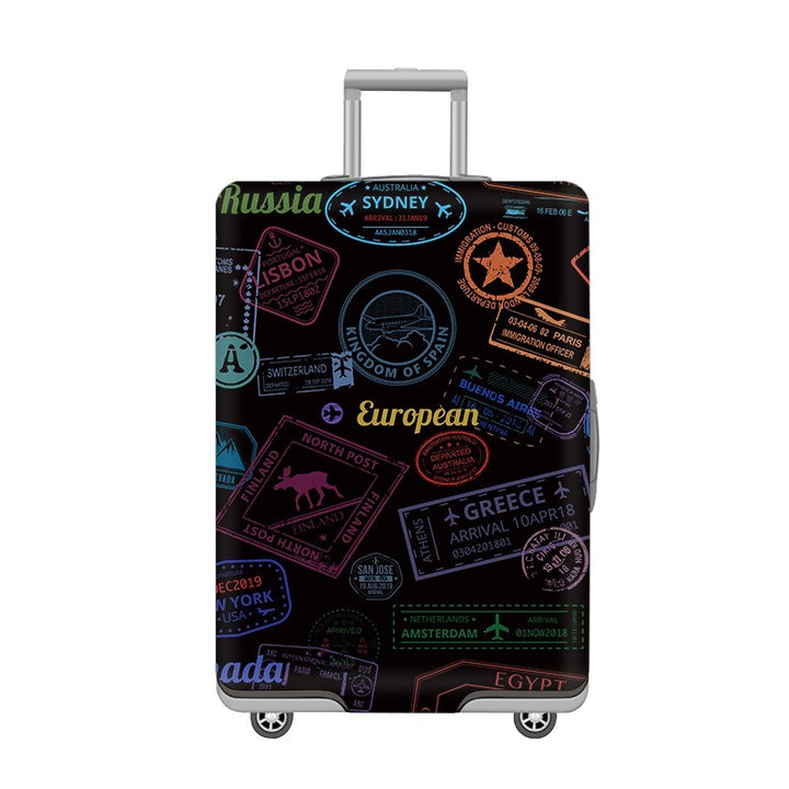Cartoon Cat Design Hard Shell Luggage Skanto