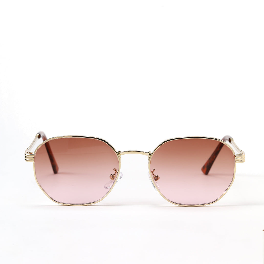 Dame moterik solbrille med ramme i høy kvalitet av metall og elegante linser Skanto