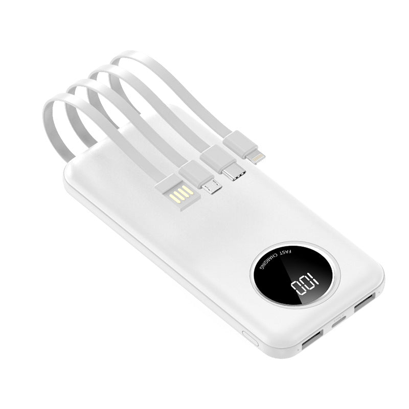 Powerbank med flere tilkoblingsmuligheter Skanto