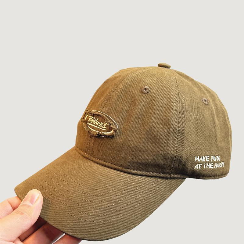 Herre Casual Slittet Brodert Baseball Caps Skanto