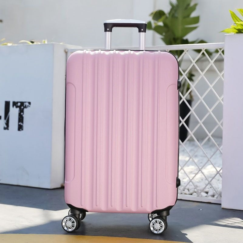 Hardsided suitcase with 360-degree rolling system and integrated safety feature Skanto