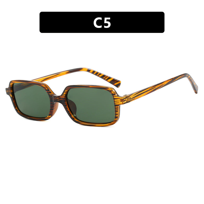 Women's square sunglasses with unique, extravagant design and UV protection Skanto