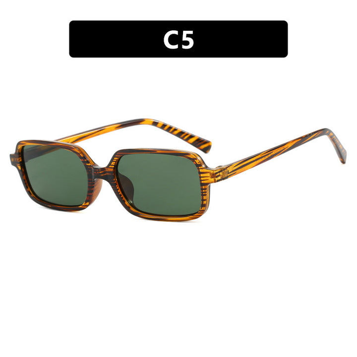 Women's square sunglasses with unique, extravagant design and UV protection Skanto