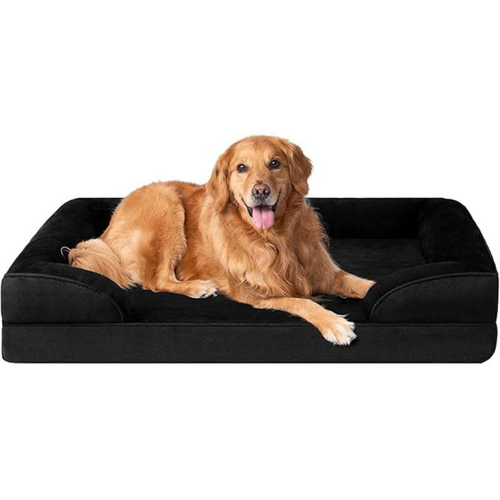 Ortopedisk støttende hundeseng