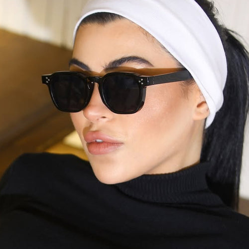 Women's fashionable sunglasses in trendy hexagonal design Skanto