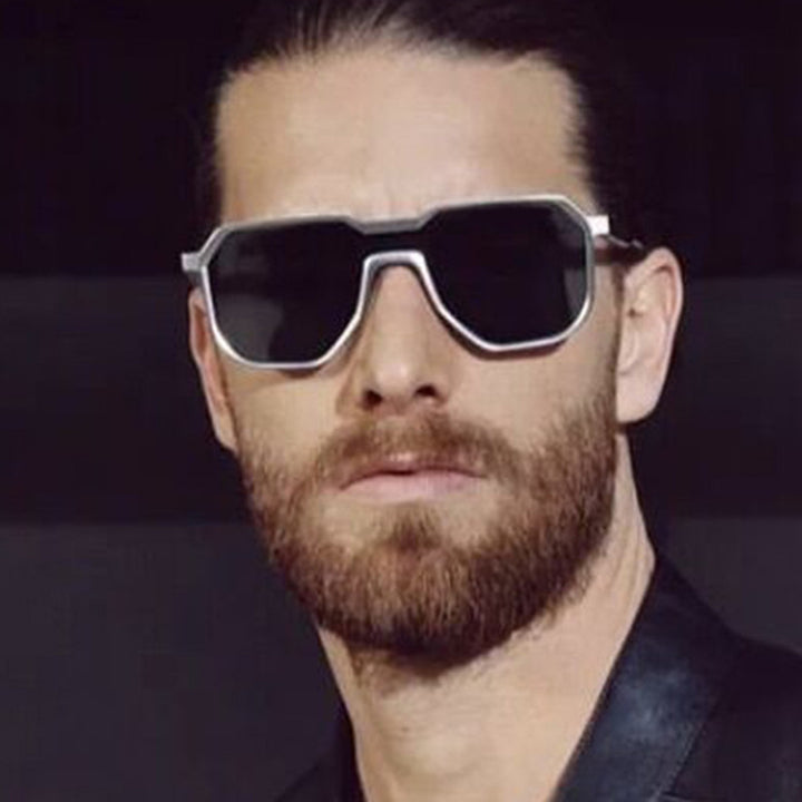 Women's extravagant geometric sunglasses with protective UV filter Skanto