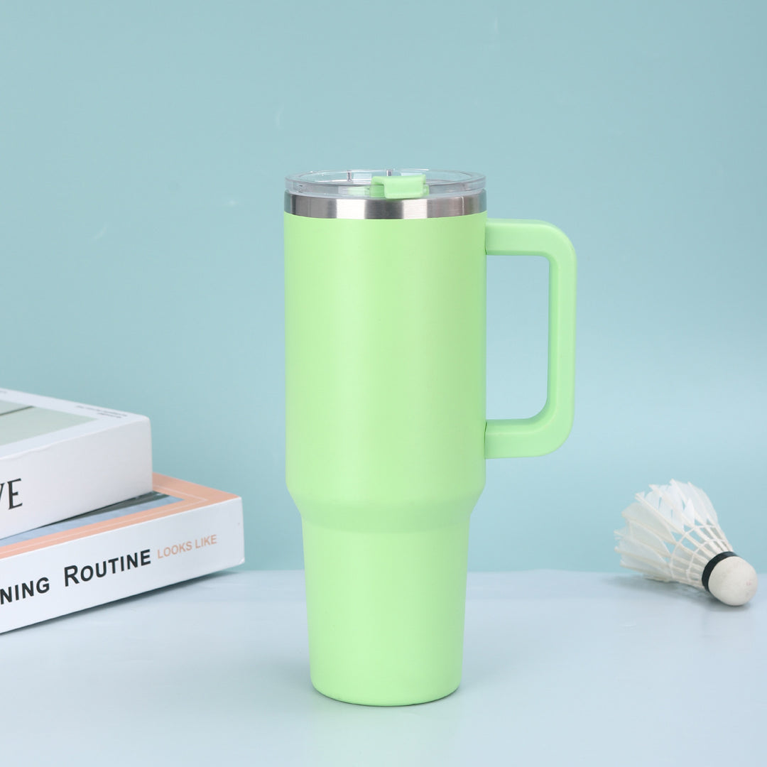 Kvinne Høy- kvalitet Termisk Kopp med Ergonomisk Håndtak og Leak-Proof Lokk Skanto