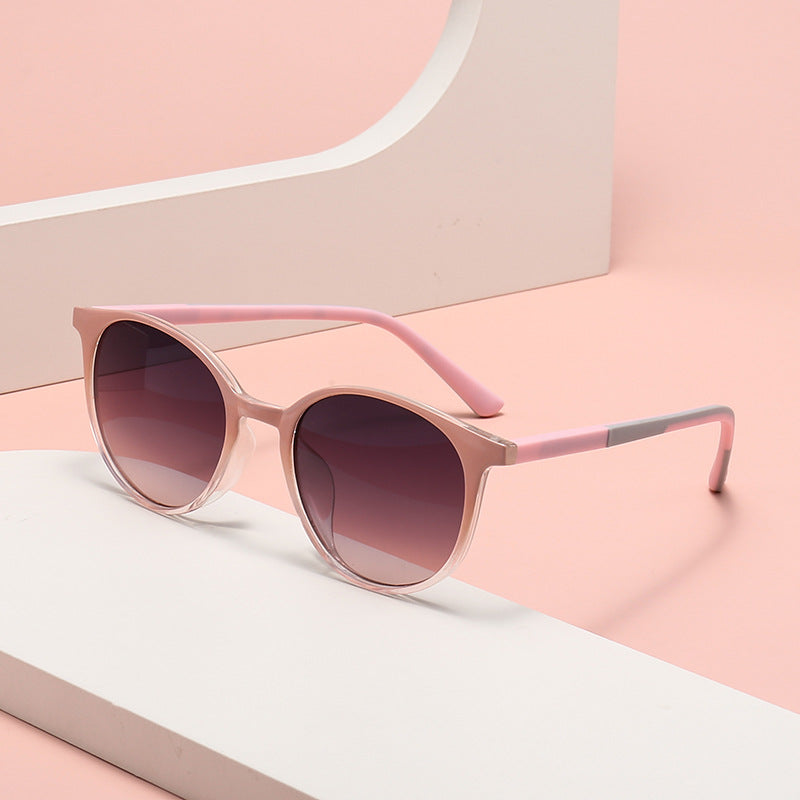 Dame cat-eye solbrille med optisk UV-beskyttelse og moteramme Skanto