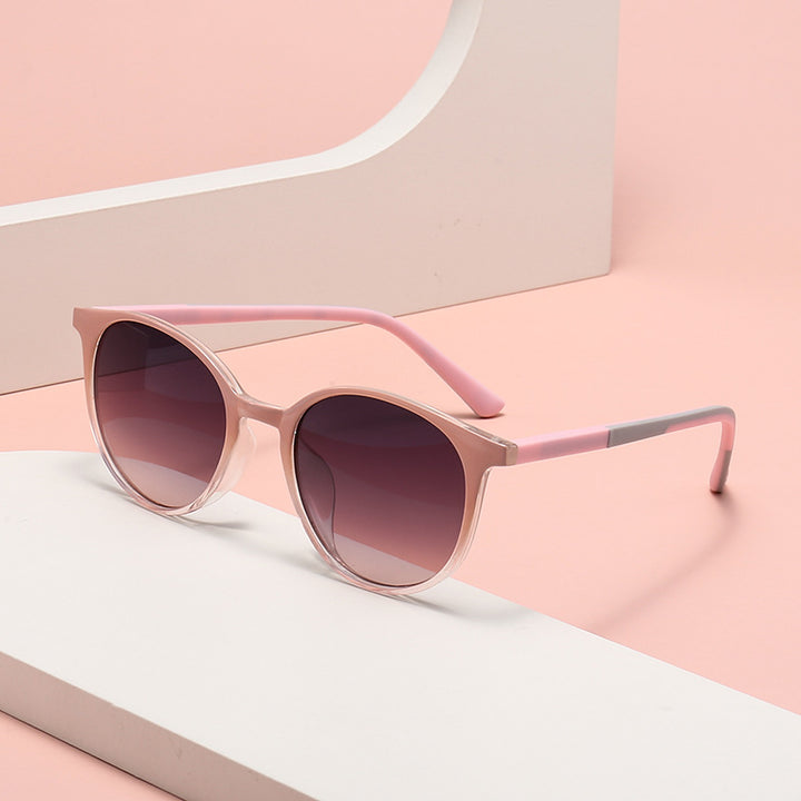 Dame cat-eye solbrille med optisk UV-beskyttelse og moteramme Skanto