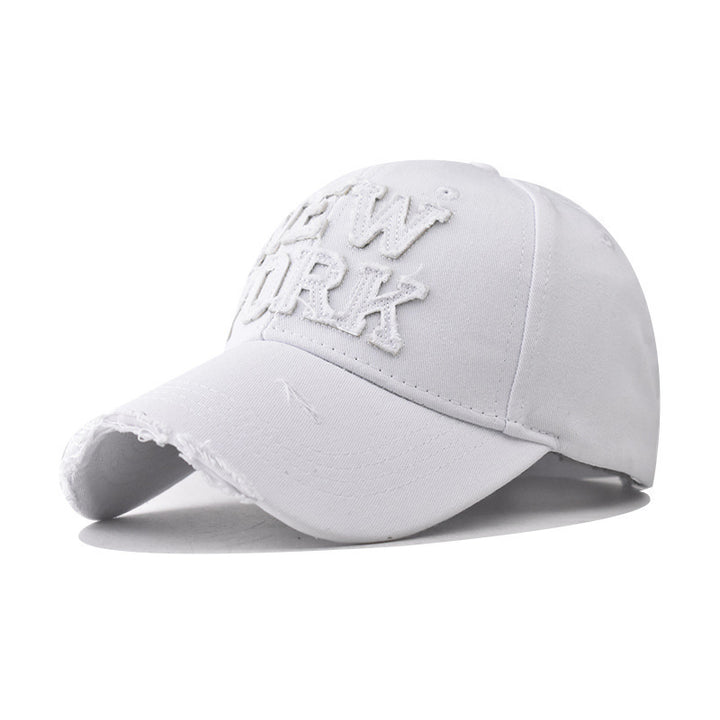 Kvinnenes Slitt Brodert Baseball Cap Skanto