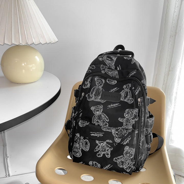 Sjarmerende, men funksjonell reise skole ryggsekk