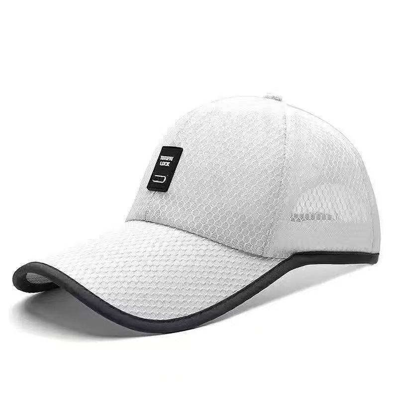 pustende mesh baseball caps med justerbar bakre stropp og buet brem Skanto