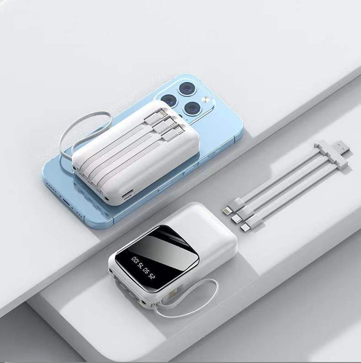 Bærbar Powerbank med flere tilkoblinger Skanto
