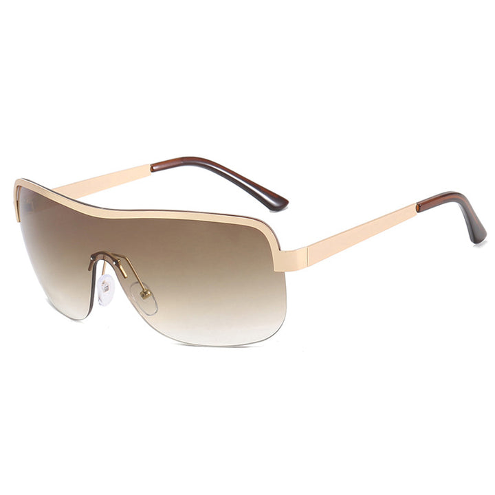 Women's sporty sunglasses in futuristic design with wide field of vision Skanto