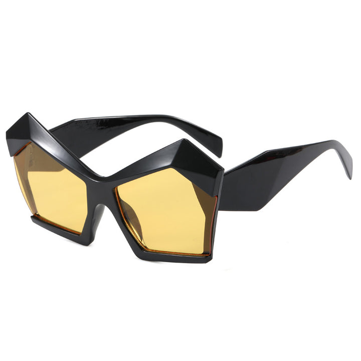 Dame geometrisk designerbrille Skanto