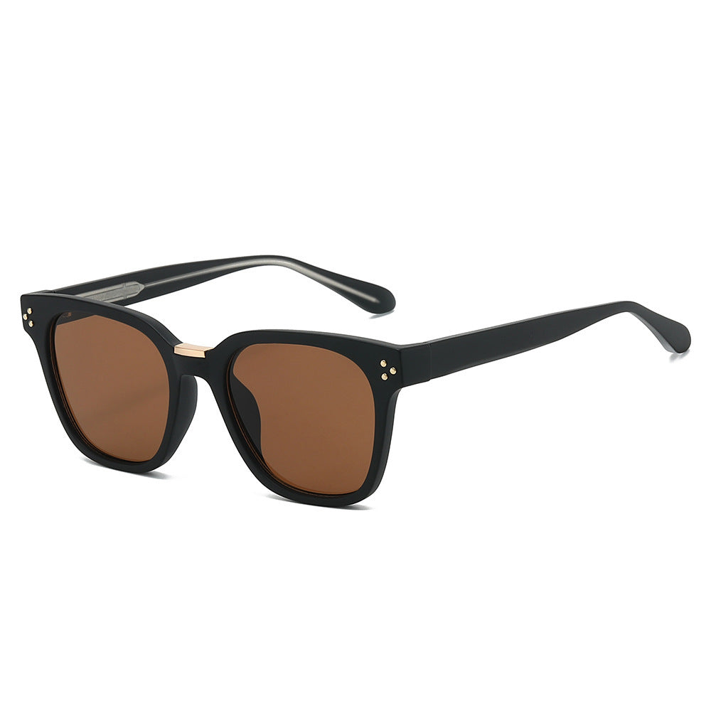 Damer Geometrisk solbrille med bred ramme og UV-beskyttelse Skanto