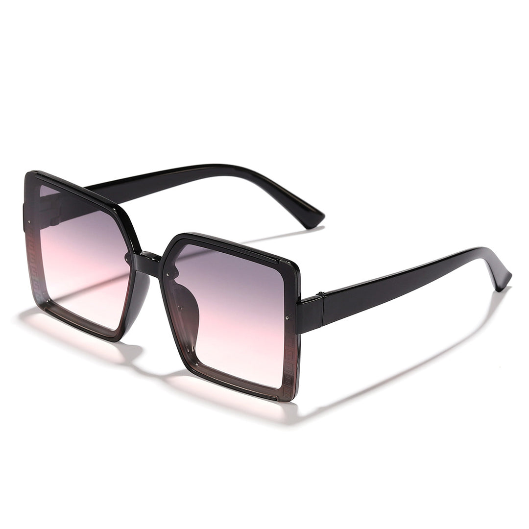 Dame oversized solbriller med stilramme Skanto