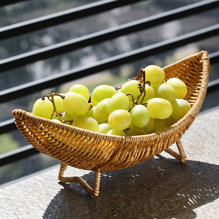 Unisex Uvanlig Rattan Fruktskål Skanto