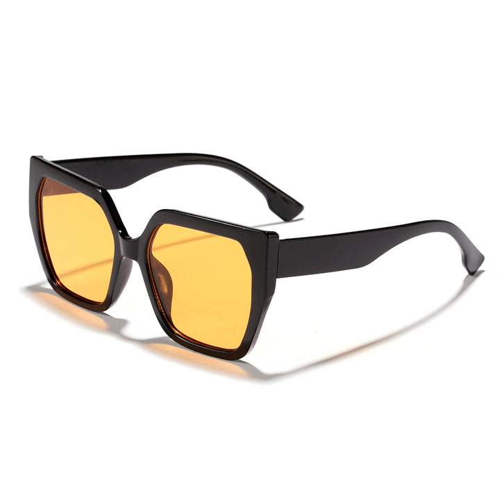 Dame oversized kvadratisk solbrille med enestående komfort og moderne design Skanto