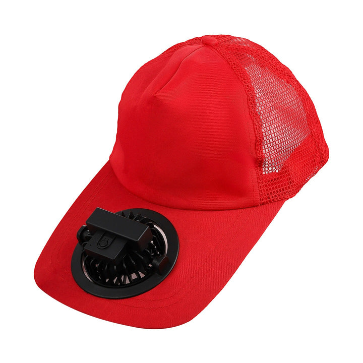 Unisex Kjølende Baseballcaps med integrert Vifte Skanto