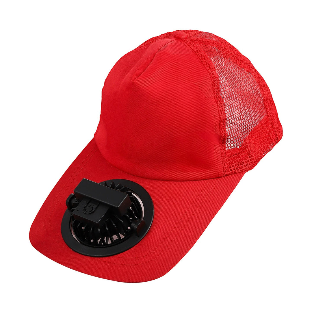 Unisex Kjølende Solhatt med integrert Vifte Skanto 1782147620