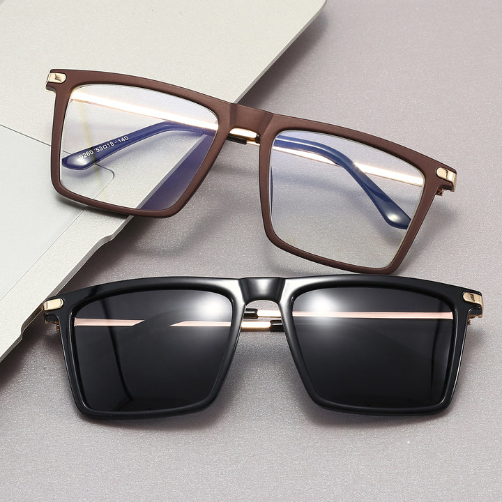 Dame elegante kvadratisk designerbrille Skanto