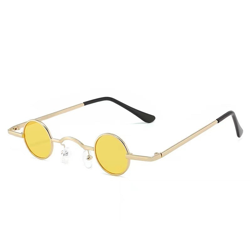 Dame Runde solbrille i vintage-stil Skanto