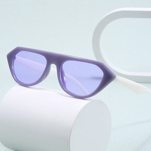 Dame moteriktig asymmetrisk solbrille Skanto