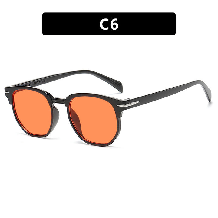 Dame geometrisk solbrille med luksuriøs ramme Skanto