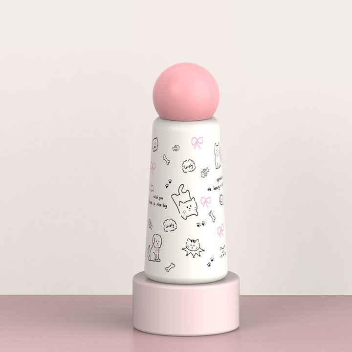 Dame kreativ drikkeflaske med leken kattedesign Skanto