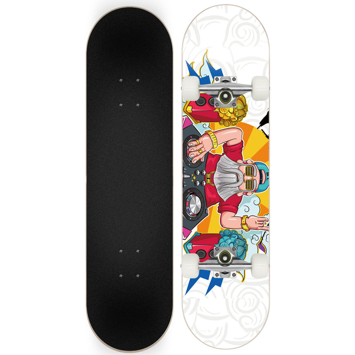 Skateboard med Galaxy Design Skanto