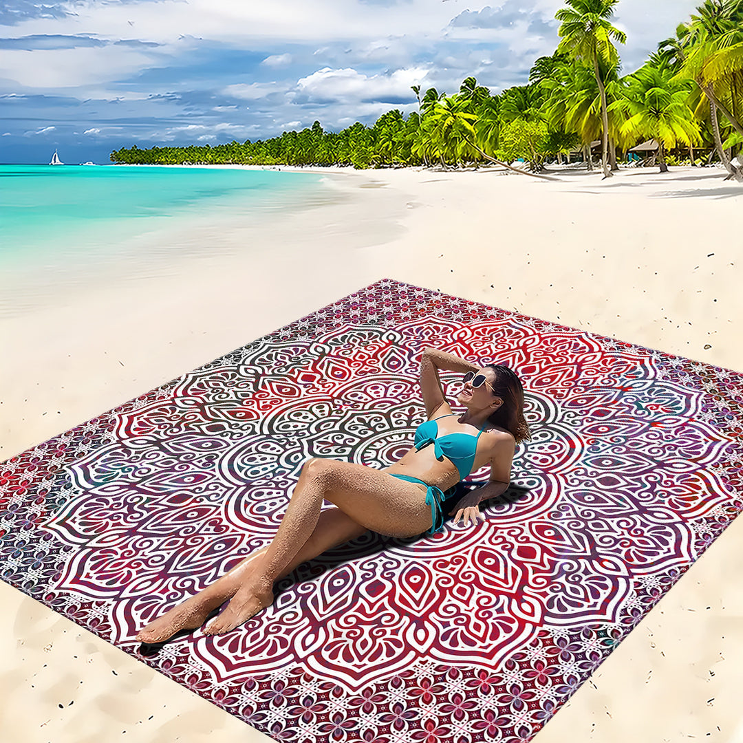 Mandala Design Strandmat Skanto