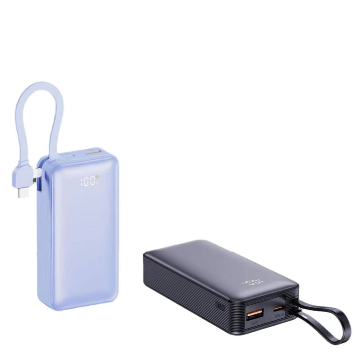 Høyytelses powerbank med digital energivisning og hurtigladingsfunksjon Skanto