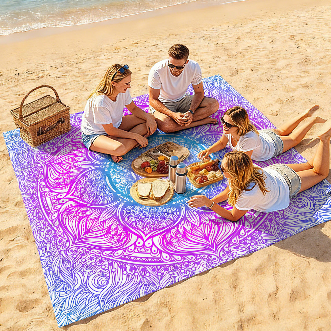 Mandala Design Strandmat Skanto