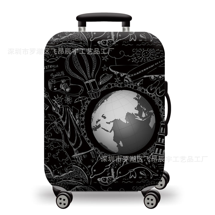 Hard Shell Bagasje med Jord Design Skanto