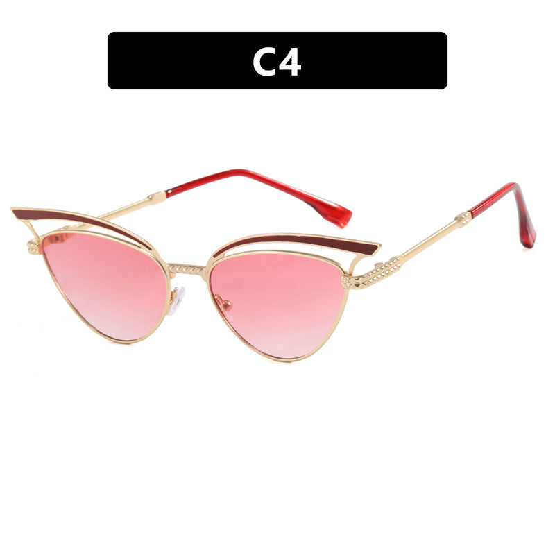 Women's Cat-Eye Glasses with Filigree Design Element Skanto